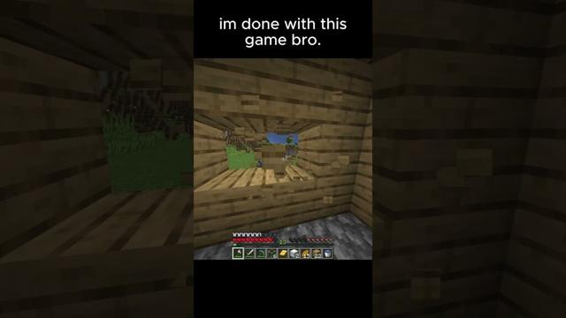 why was bro moving like that #minecraft #shorts #skit