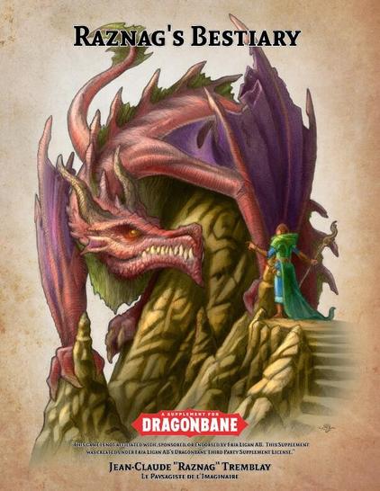 Cover page of the bestiary!