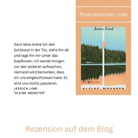Jessica Lind Buchcover Kleine Monster Hanser Berlin Verlag