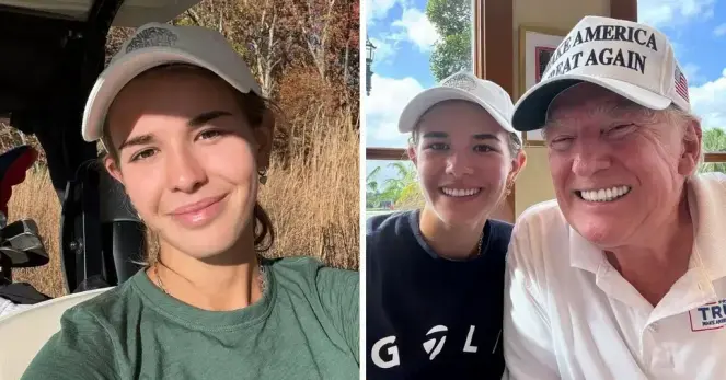 Donald Trump's Granddaughter Kai Places Last At Top Golf Tournament