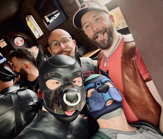 Selfie with @headspacetex.bsky.social  @fittenorpup.bsky.social
@slateofmind.bsky.social