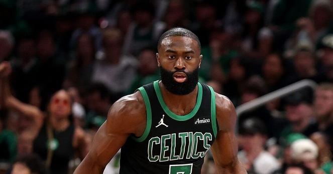Jaylen Brown shares encouraging injury update at Celtics practice