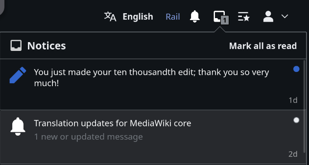 Notification: You just made your ten thousandth edit; thank you so very much!