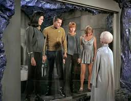 At Spock's court martial, he explains himself with mysterious footage about when Capt. Pike was kidnapped by powerful illusion casting aliens.
