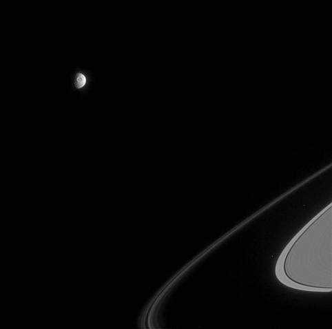 Saturn's moon Mimas (The “Death Star” Moon)  Image Credit: NASA/JPL/Space Science Institute