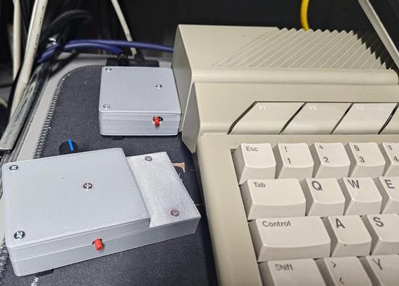 Atari 520 ST with NokturnFM2 and NokturnFM3 opl cartridges.