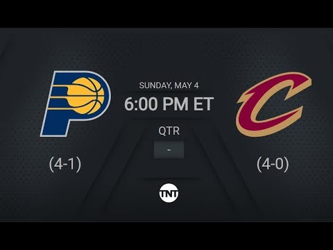 Indiana Pacers @ Cleveland Cavaliers | #NBAPlayoffs presented by Google TNT Live Scoreboard