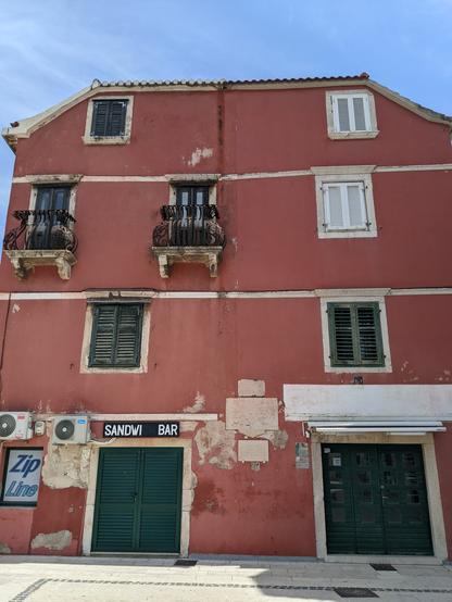 Old building on the Dalmatian coast