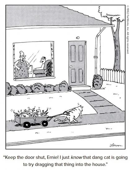 The Far Side Gary Larson

#comicbook 
#thefarside
 #garylarson 
#Farsidecomics 
#farside 
#comiccon2017 
#comicstrips 
#comicverse