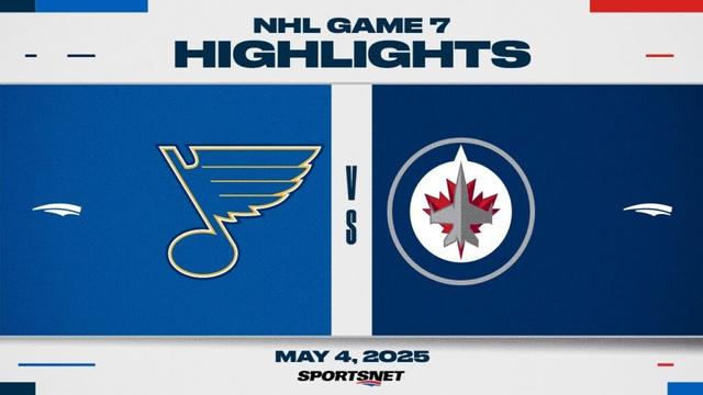 NHL Game 7 Highlights | Blues vs. Jets - May 4, 2025