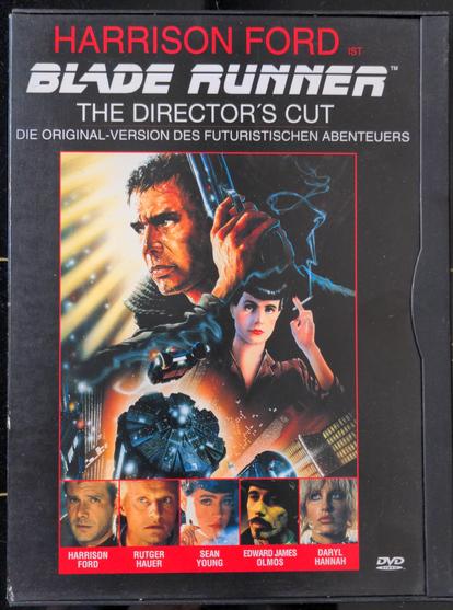 DVD Cover:
Blade Runner
The Director's Cut
Die Originalversion des futuristischen Abenteuers