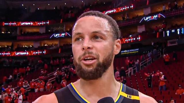 Steph Curry talks Game 7 Win vs Rockets, Postgame Interview