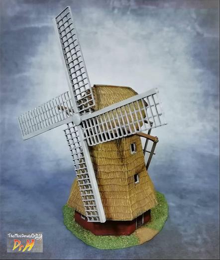 Front right of the N-gauge windmill.