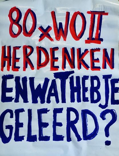 80 x WOII herdenken en wat heb je geleerd?