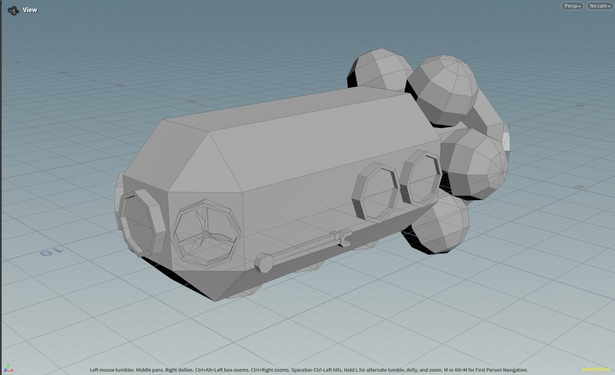 model in houdini