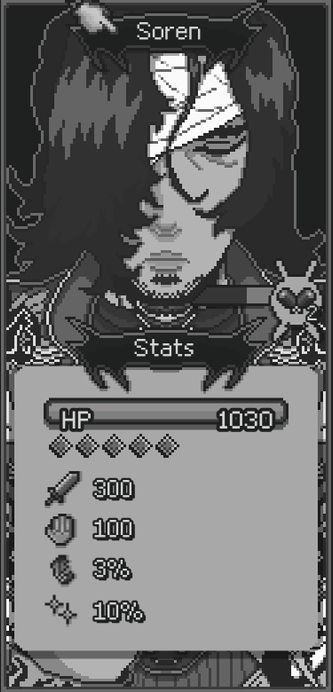 UI that shows the current hunger level with a hunger exp bar!