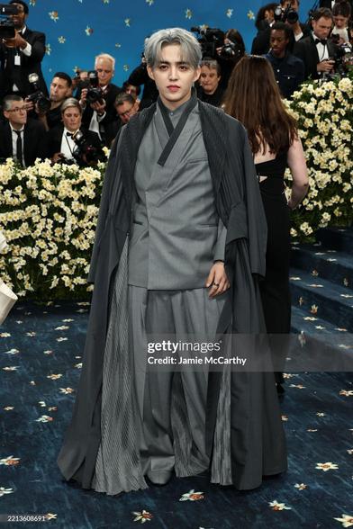 S.Coups on the MetGala Blue Carpet 2025