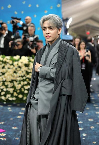 S.Coups on the MetGala Blue Carpet 2025