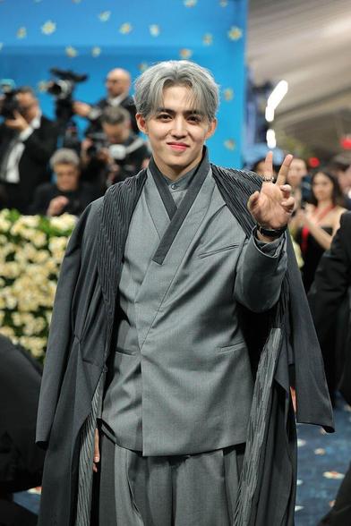 S.Coups on the MetGala Blue Carpet 2025