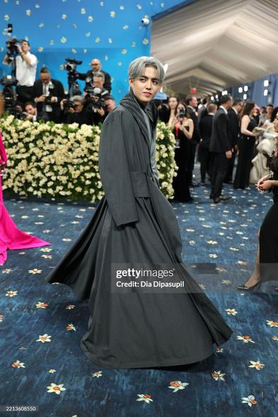S.Coups on the MetGala Blue Carpet 2025