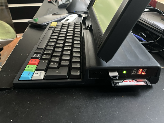 Amstrad NC200 Upgrades: Gotek Drive and modified PCMCIA Type II Slot