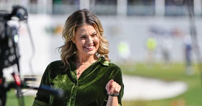 Amanda Balionis can't hide her thoughts after Jordan Spieth question | Golf | Sport