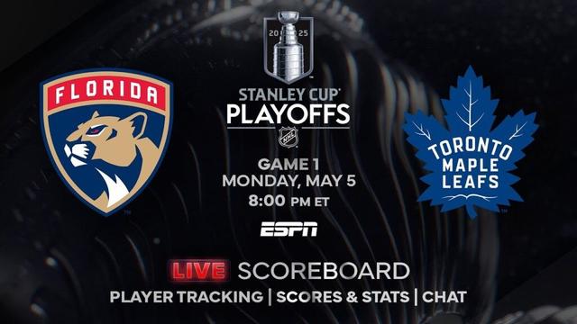 2025 NHL Playoffs - Game 1: Florida Panthers vs. Toronto Maple Leafs