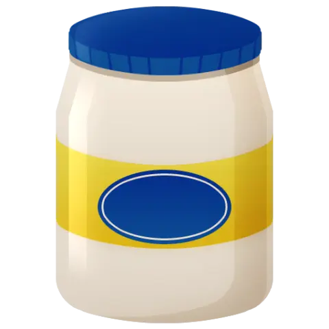 mayo jar rendered in discord emoji style
