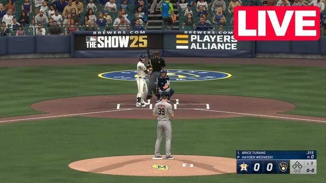 MLBLive🔴ヒューストンアストロズvsミルウォーキーブリューワーズ -  2025年5月5日| MLBフルゲーム#MLBLIVE #ENVIVO