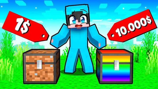 Cofre de POBRE 😞😞 vs Cofre de RICO 🤑🤑 en Minecraft