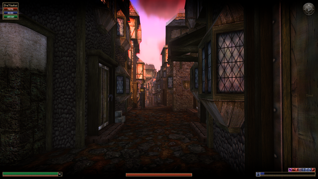 small street in a very big city