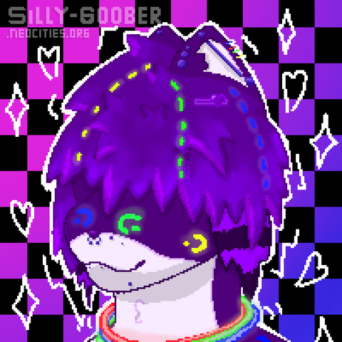 Remmie flexing their new, sick hairdo!