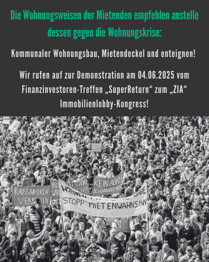Zehntausende Menschen Demonstrieren gegen den #Mietenwahnsinn