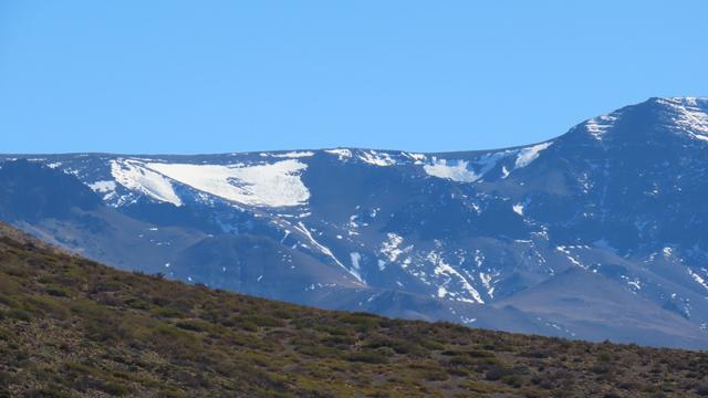Glacier in den Bergen