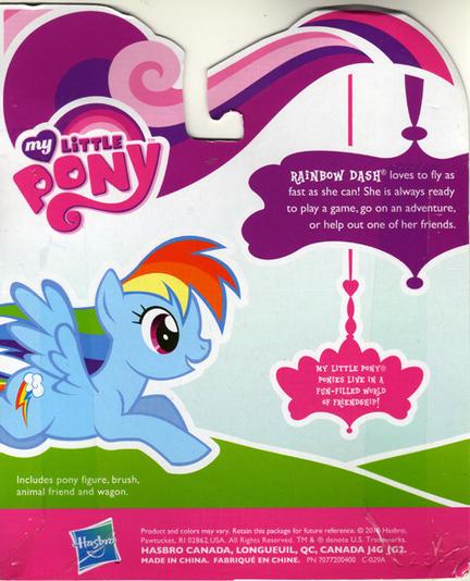 RAINBOW DASH loves to fly as fast as she can! She is always ready to play a game, go on an adventure, or help out one of her friends.

MY LITTLE PONY PONIES LIVE IN A FUN-FILLED WORLD OF FRIENDSHIP!