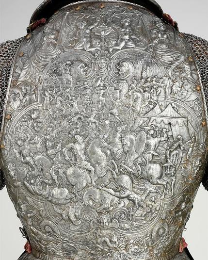Details of French armor 1575–80.