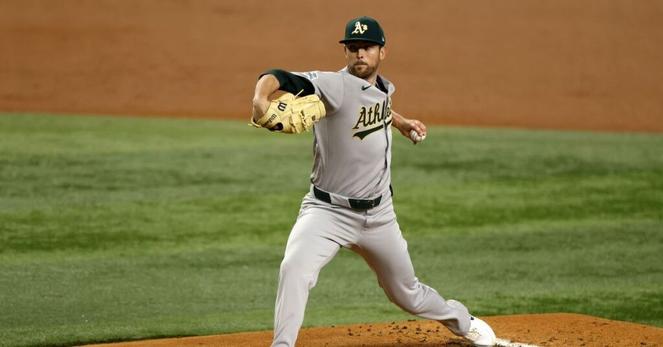 Athletics finish Rangers off with 3-0 win