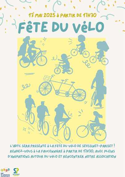 Affiche pour la fête du vélo de Seyssinet-Pariset