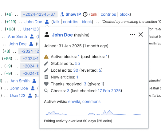 Screenshot from Phabricator task