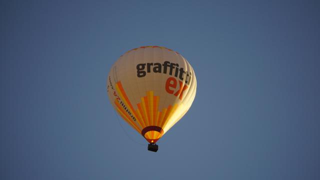 Nahaufnahme eines Ballons mit viel Tele