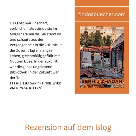 Serhij Zhadan Buchcover Keiner wird um etwas bitten Suhrkamp Verlag