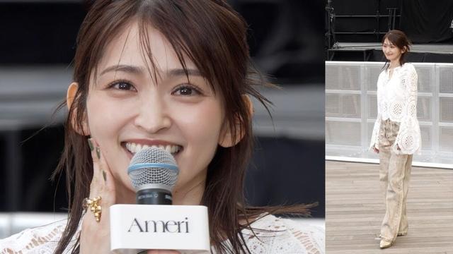 岡本玲、１週間前に親知らず抜く「腫れひけって」　透け感トップスおしゃれに着こなし　#Ameri