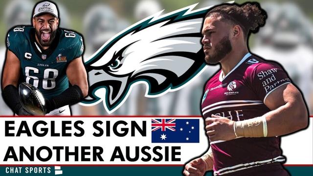 🚨Philadelphia Eagles Sign ANOTHER Freak Athlete From Australia🚨 Eagles News On Carsen Patu