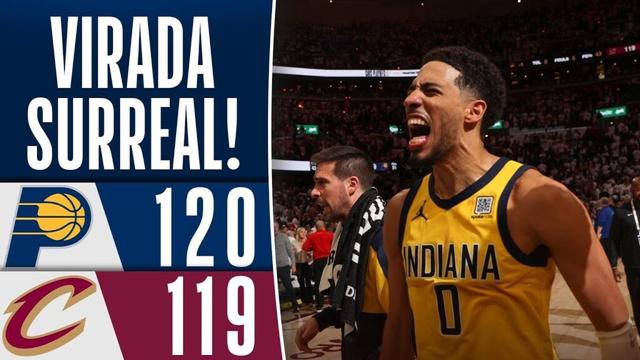 PACERS conseguem VIRADA NO ÚLTIMO MINUTO e abre 2 A 0 contra os CAVS - MELHORES MOMENTOS