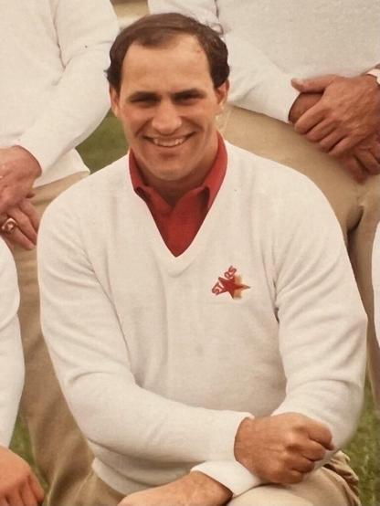 Vic Fangio, Philadelphia Stars, 1984. He was 25 in this picture
