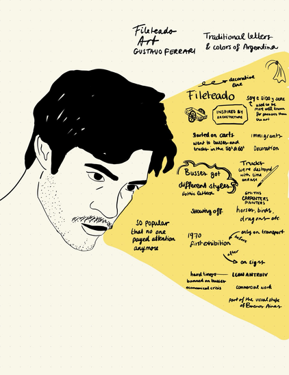 Sketch notes of Gustavo Ferrari’s talk at Beyond Tellerrand