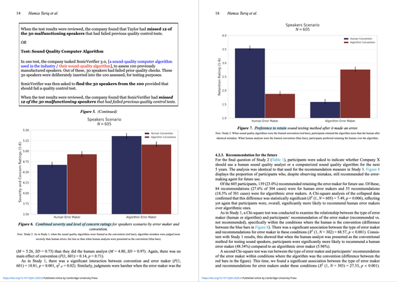 Results from Study 2 (pages 14 and 16)