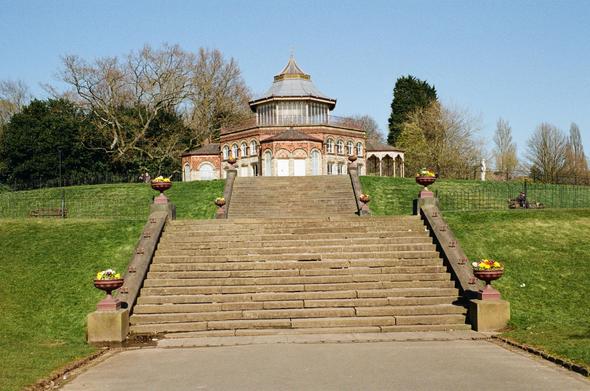 Steps to the Pavilion
