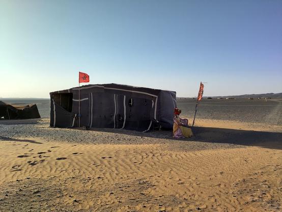 exactly one year ago Morocco near Merzouga