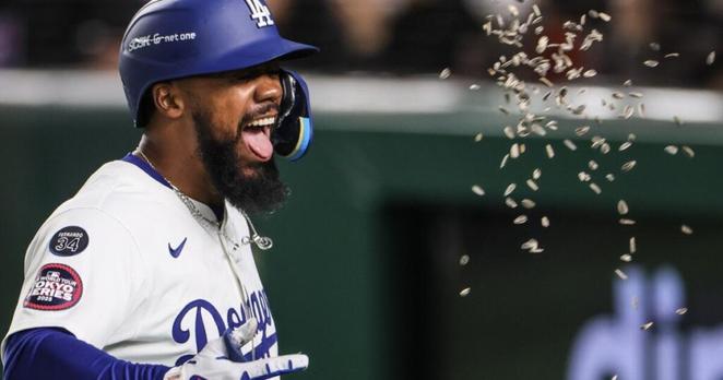 Dodgers place Teoscar Hernández on IL, call up James Outman